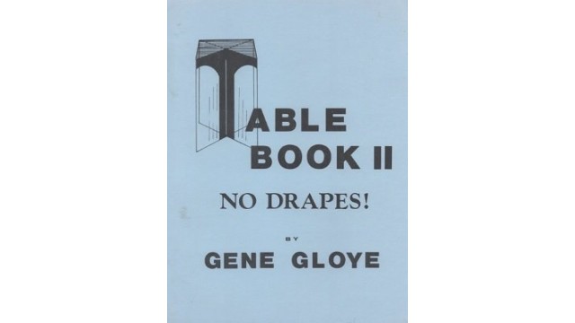 The Table Book II By Gene Gloye -