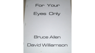 For Your Eyes Only by David Williamson & Bruce Allen 