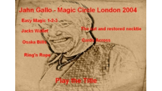 Lecturing at the Magic Circle London by Jahn Gallo