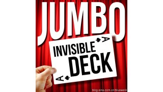 Jumbo Invisible Deck by Dan Harlan