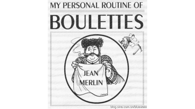 My Personal Routine Of Boulettes by Jean Merlin