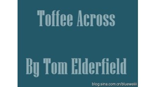 Toffee Across by Tom Elderfield