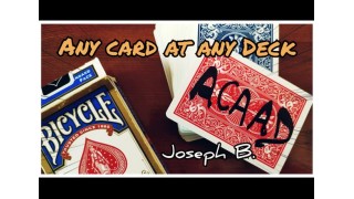 Any Card At Any Deck (Acaad) by Joseph B