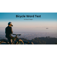 Bicycle Word Test by Boyet Vargas