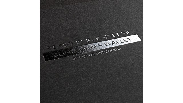 Blinds Man Wallet by Manny Lindenfeld