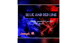 Blue And Red Line by Joseph B