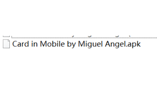 Card In Mobile (App For Android) by Miguel Angel