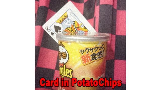 Card In Potato Chips by Tejinaya