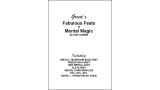 Grant's Fabulous Feats Of Mental Magic by Don Tanner