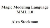Magic Modeling Language by Alvo Stockman