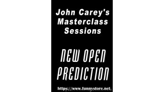 New Open Prediction Masterclass by John Carey