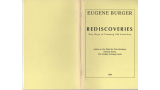 Rediscoveries by Eugene Burger