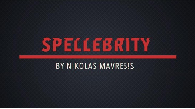 Spellebrity by Nikolas Mavresis