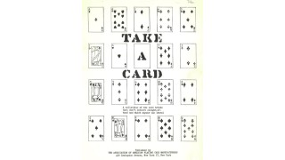 Take A Card (1955 Ca) by Association Of American Playing Card Manufacturers