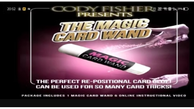 Magic Card Wand by Cody Fisher (Tricks Part 1-2) - Cups & Balls & Eggs & Dice Magic