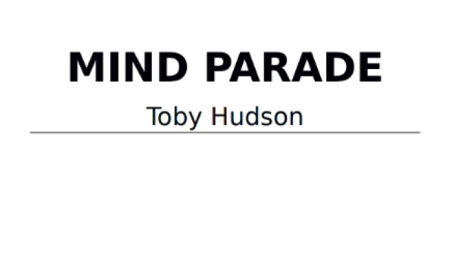 Mind Parade by Toby Hudson - Cups & Balls & Eggs & Dice Magic