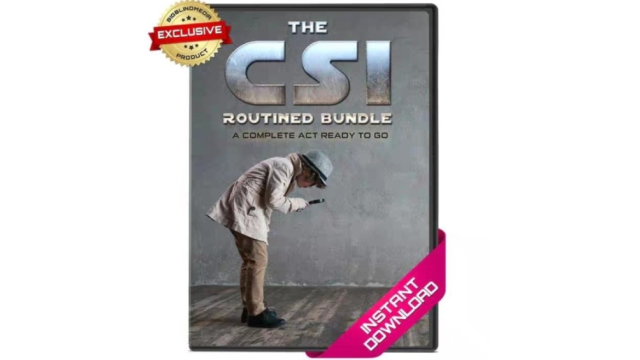 The CSI Routined Bundle by Liam Montier - Cups & Balls & Eggs & Dice Magic