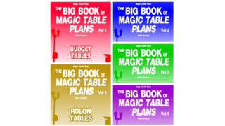 The Big Book Of Magic Table Plans (1-5) by Steve Kovarez