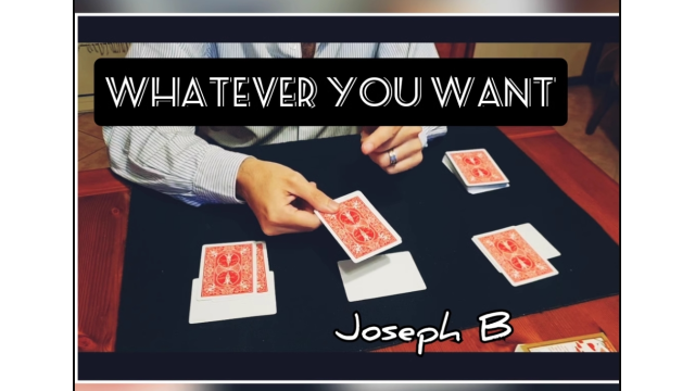 Whatever You Want by Joseph B - Cups & Balls & Eggs & Dice Magic