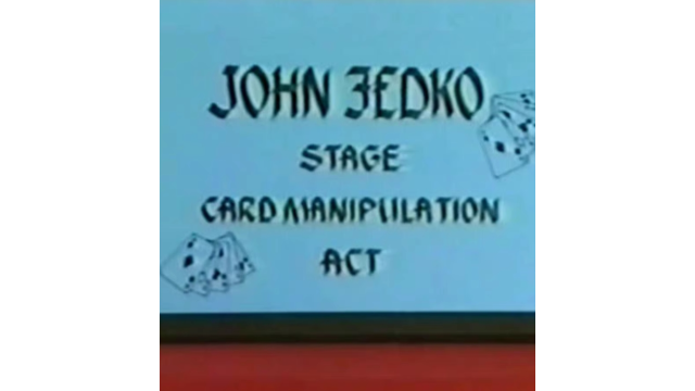 Stage Card Manipulation Act by John Fedk - Cups & Balls & Eggs & Dice Magic