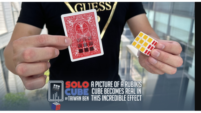 Solo Cube by Taiwan Ben (Gimmick Not Included) - Cups & Balls & Eggs & Dice Magic