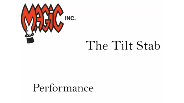 Ed Marlo's The Tilt Stab by Nathan Colwell - Card Tricks