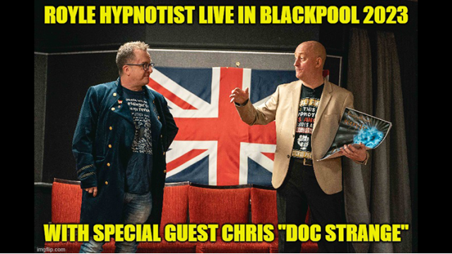 Royle Hypnotist Live in Blackpool 2023 Exposing the True Inside Secrets of Stage Hypnosis (Complete) By Jonathan Royle - Mentalism