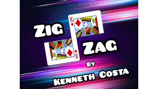 Zig Zag Card By Kenneth Costa
