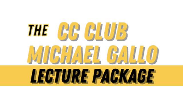 The CC Michael Gallo Lecture Package By Michael Gallo - Close-Up Tricks & Street Magic