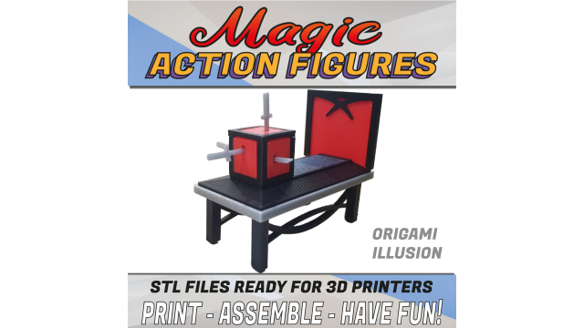 3D Printable Action figure By Origami Illusion - Close-Up Tricks & Street Magic