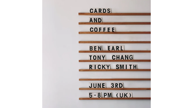 Cards And Coffee By Studio52 - Lecture & Competition