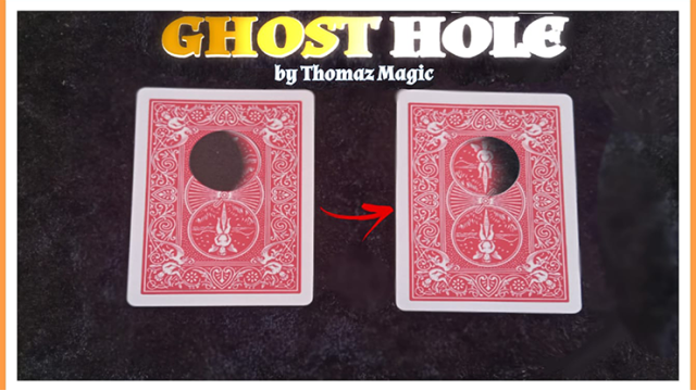 Ghost Hole By Thomaz Magic - Card Tricks