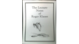 The Lecture Notes of Roger Klause by Roger Klause