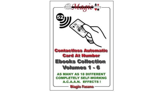 Biagio Fasano - Contactless Automatic Card At Number Bundle: Volumes 1-6 - Magic Ebooks