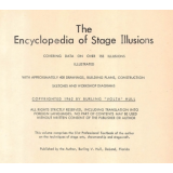 The Encyclopedia of Stage Illusions by Burling Hull